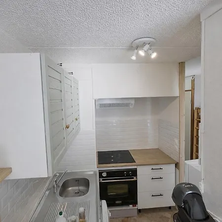 아파트 Cosy Au Pied Des Pistes Avec Balcon Et Vue Montagne